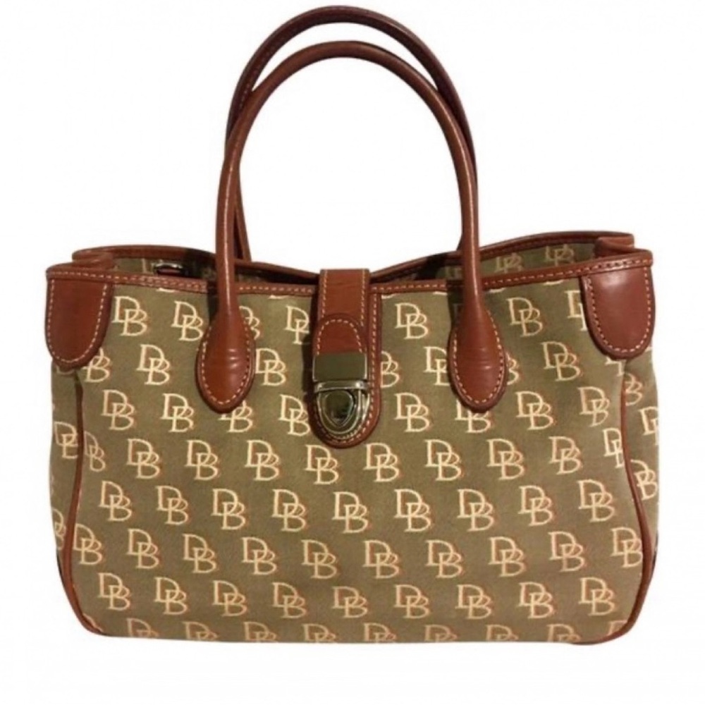 Dooney & Bourke Brown Monogram Tote Bag